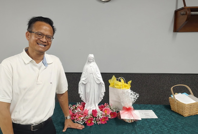 Parish celebrates Father Paul Nguyen's 25th anniversary