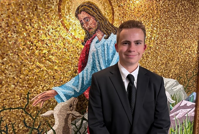 God opens the door for seminarian