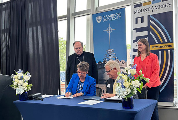 St. Ambrose and Mount Mercy to combine