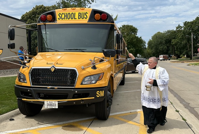 St. Mary blesses first-ever new bus