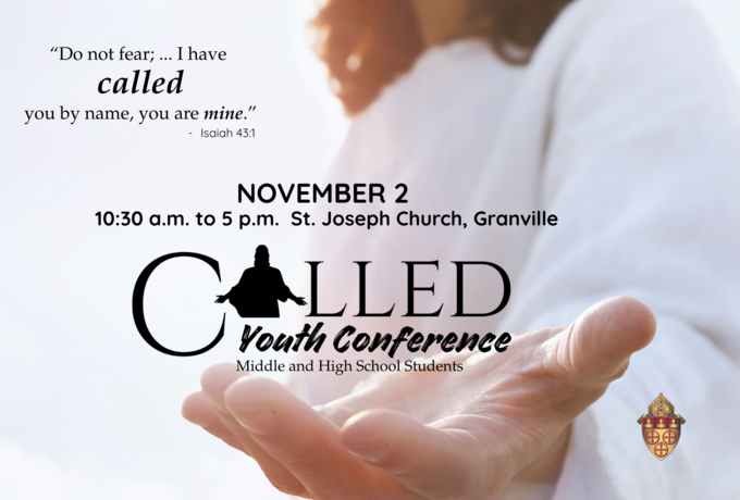 Middle and high school youth CALLED to Nov. 2 conference
