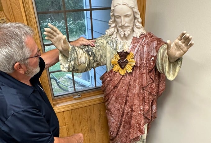 Sacred art finds new homes at Catholic entities