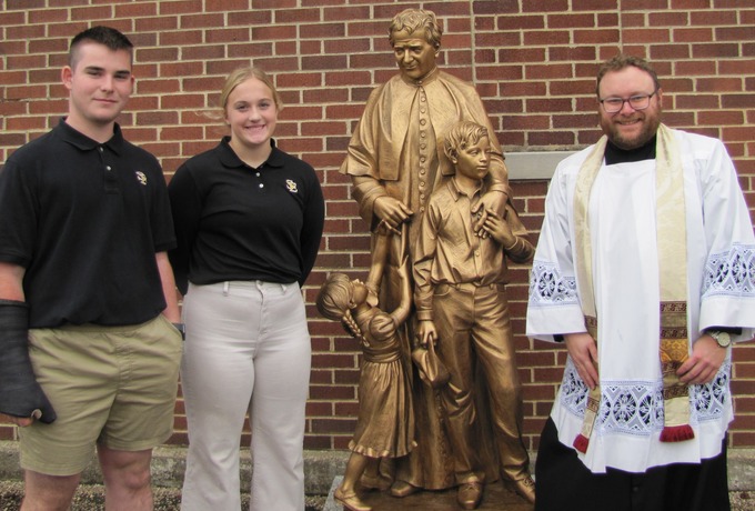 Cross-curricular project revitalizes St. Edmond courtyard