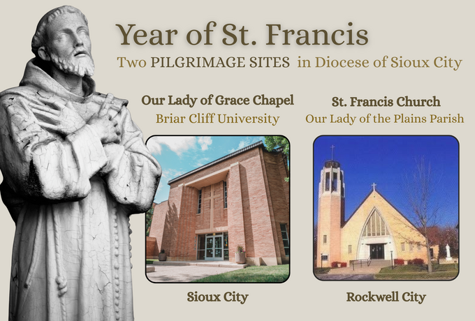 Two pilgrimage sites declared for year of St. Francis