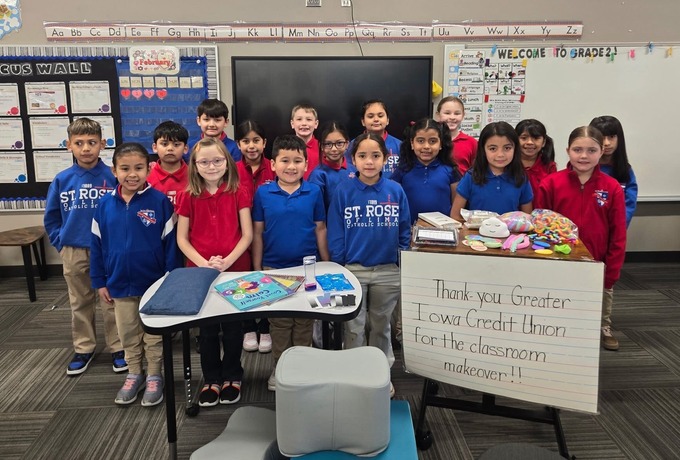 St. Rose of Lima educator receives classroom makeover gift