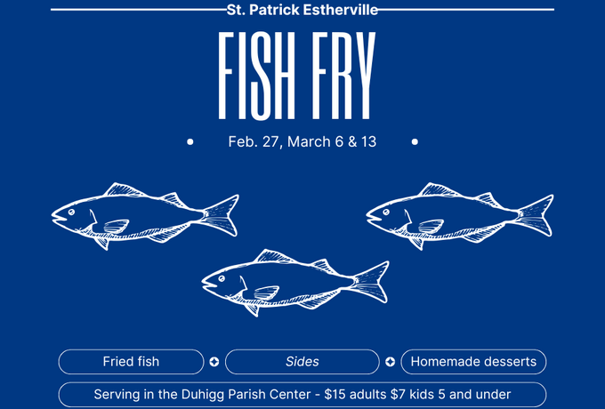 St. Patrick Estherville Fish Fry