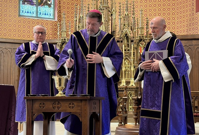 Ash Wednesday services held throughout diocese