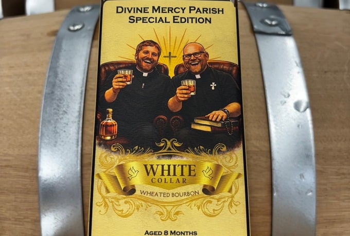 Special bourbon honors parish, supports Catholic school