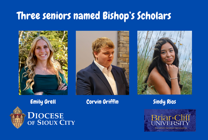 Three seniors named Bishop's Scholars