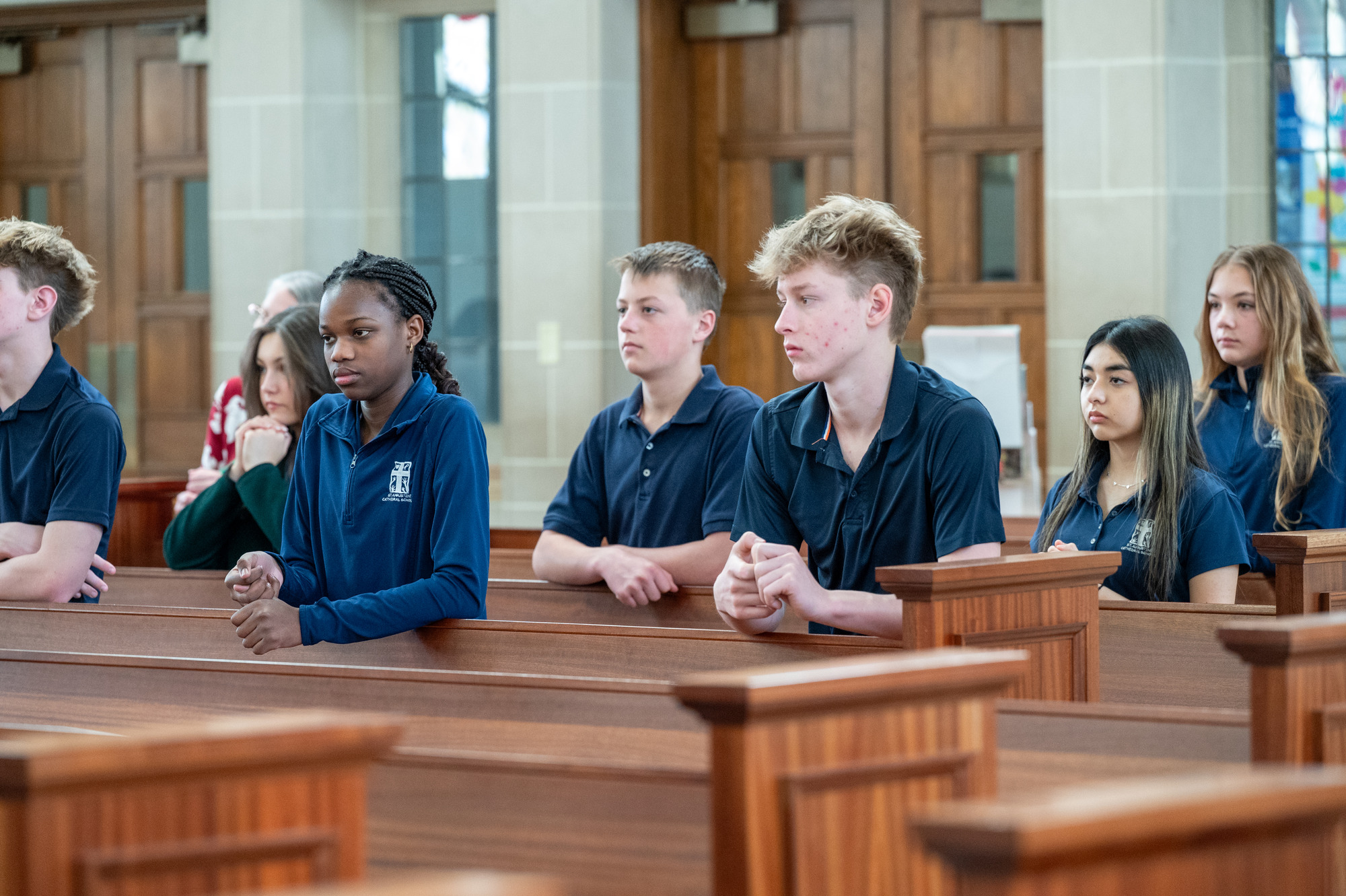 St. Augustine Cathedral School faith formation for ages 6-9 includes weekly mass. 