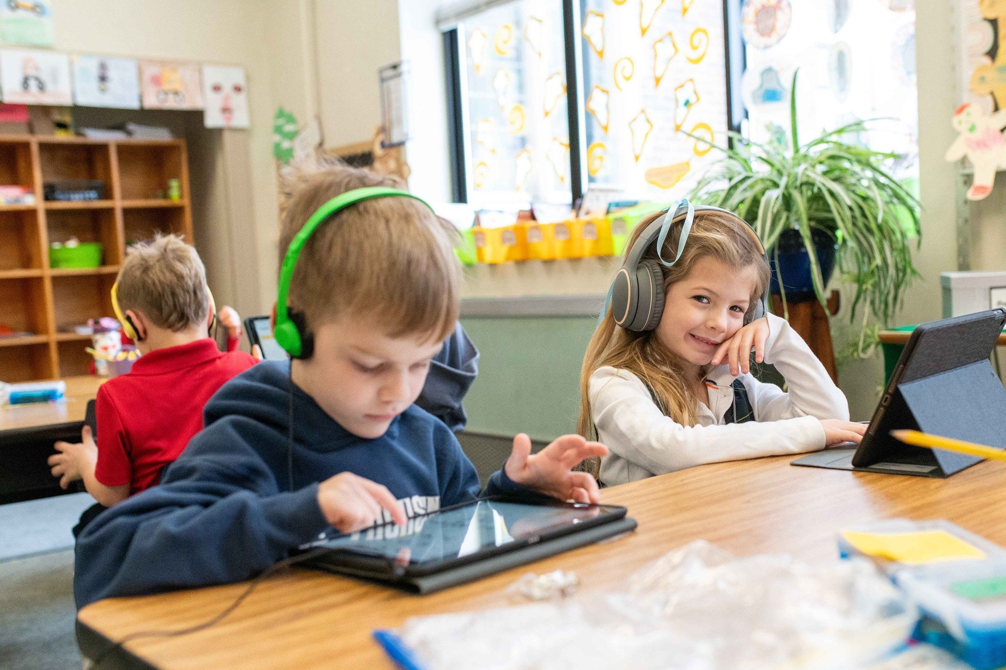 Acadmics at St. Augustine Cathedral School - includes technology when appropriate