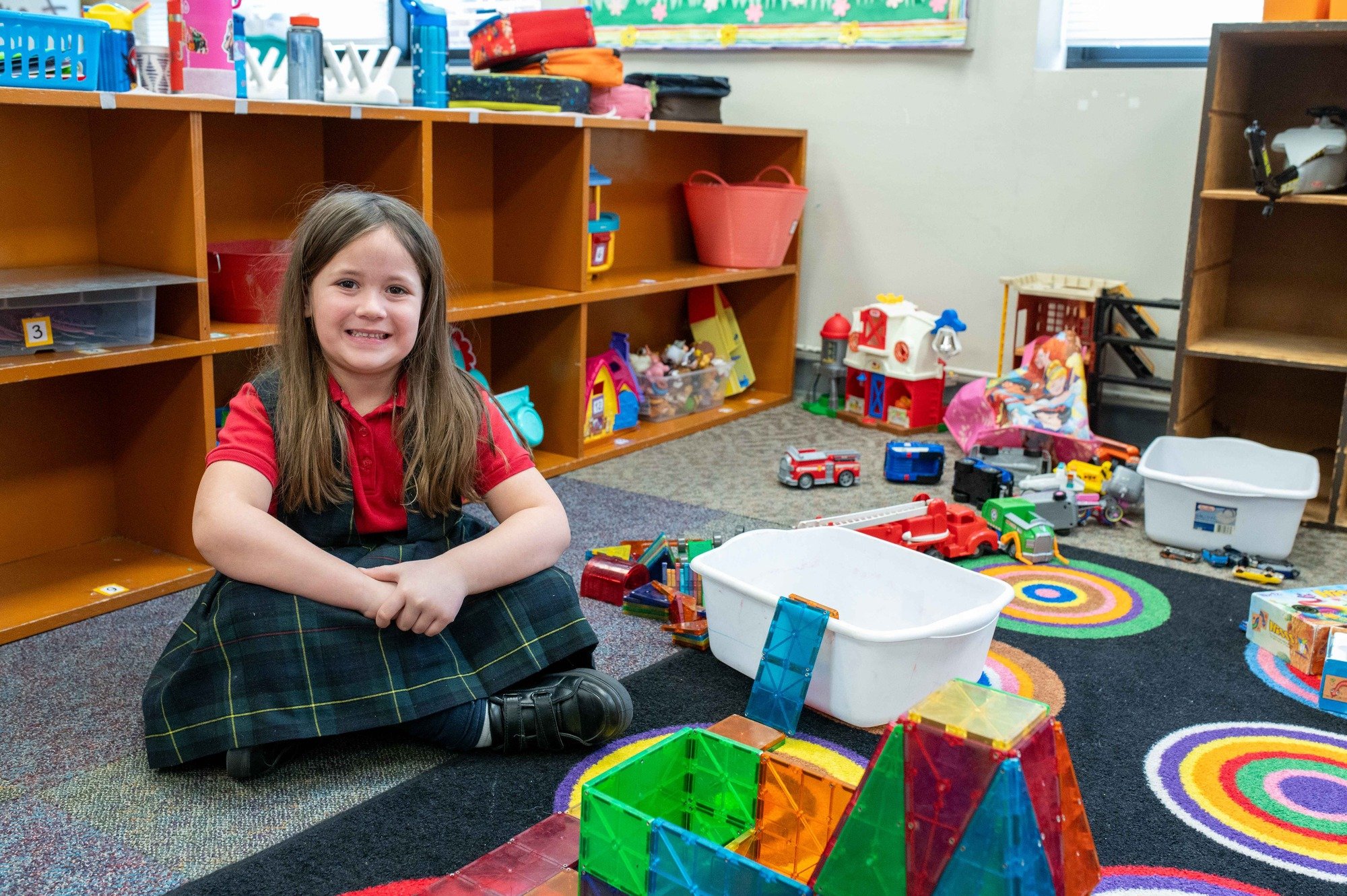 Acadmics at St. Augustine Cathedral School - includes age-appropriate play materials