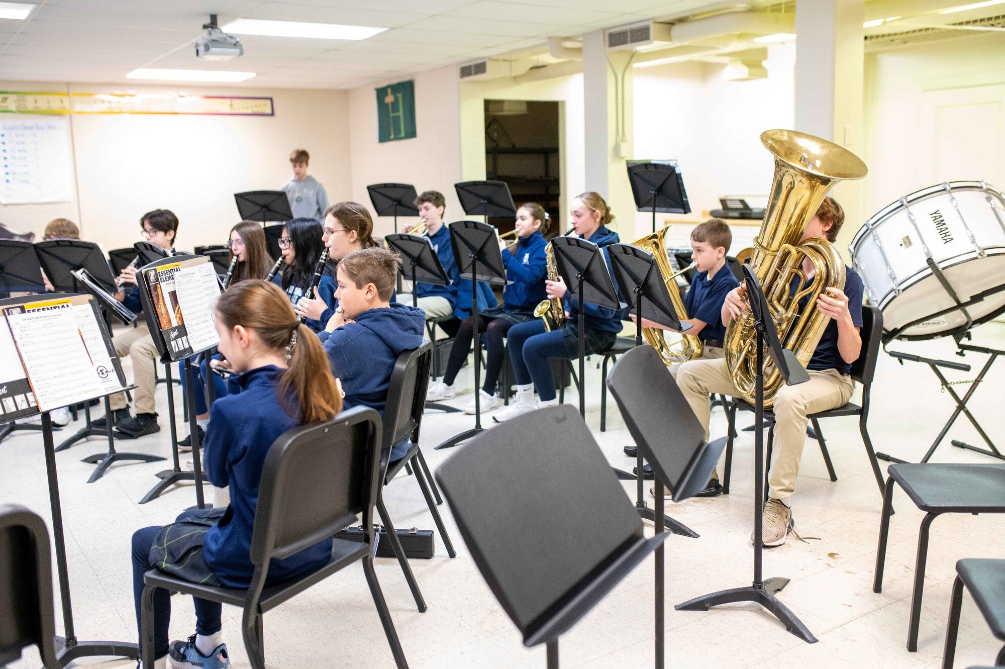Acadmics at St. Augustine Cathedral School - includes non-core classes like band