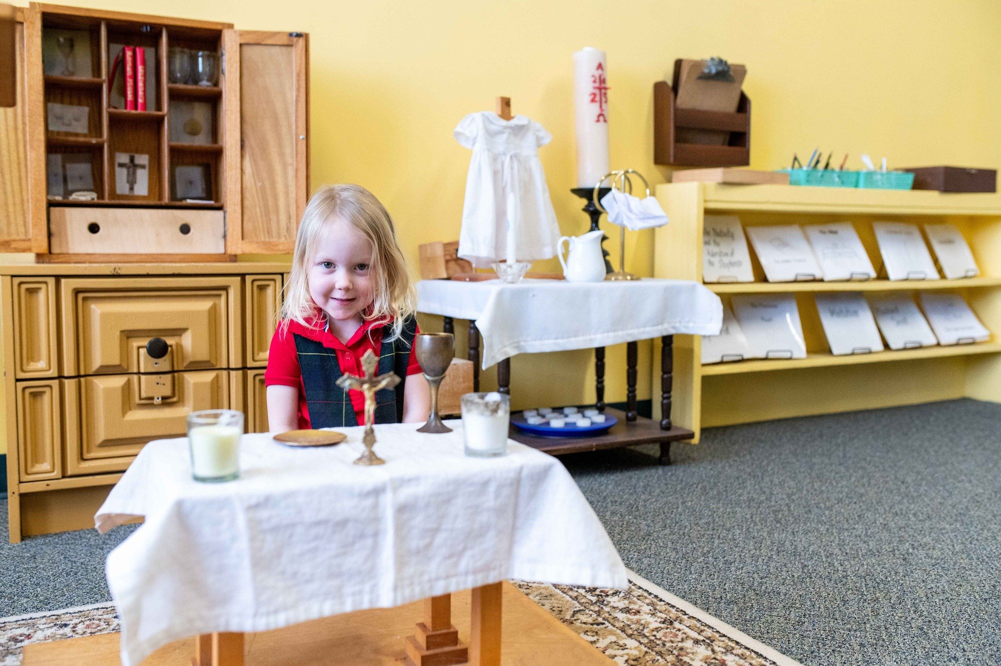 very child at St. Augustine Cathedral School experiences the Catechesis of the Good Shepherd program