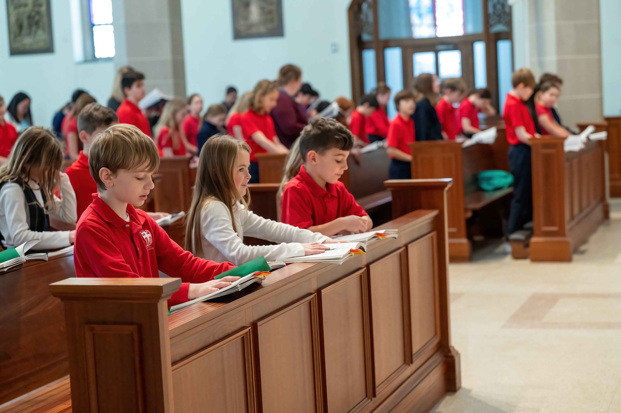 Faith formation is an essential part of St. Augustine Cathedral School.
