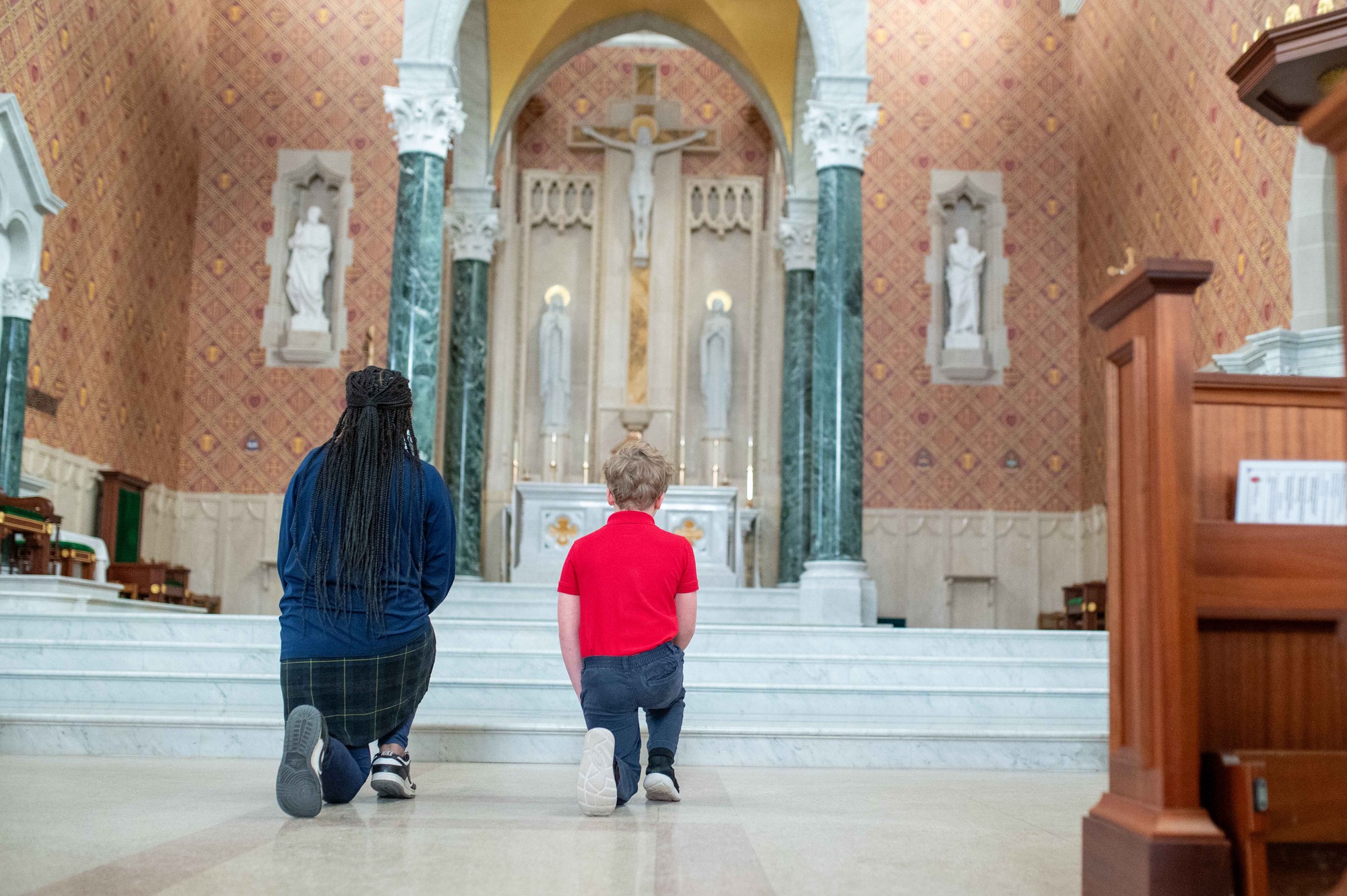 St. Augustine Cathedral School's mission centers around faith, knowledge, and stewardship.