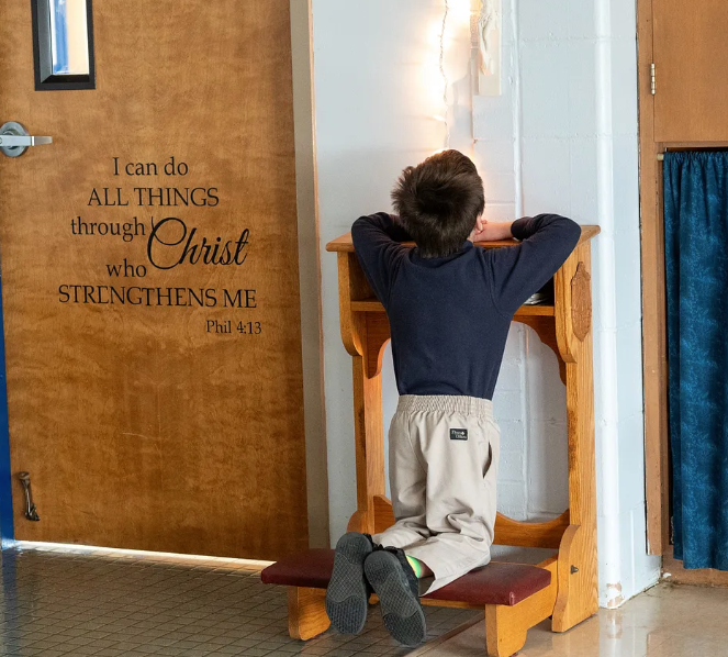 St. Monica Catholic School Atrium Worship