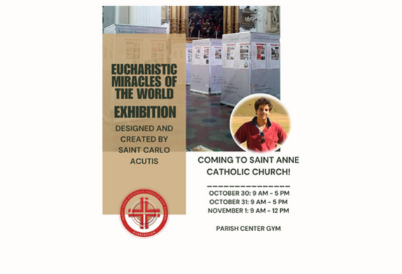 Eucharistic Miracles of the World Exhibition Created by Saint Carlo Acutis