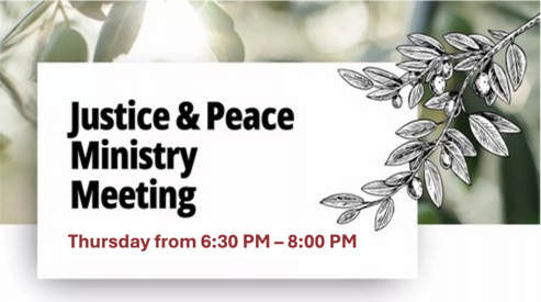 Justice & Peace Ministry Meeting