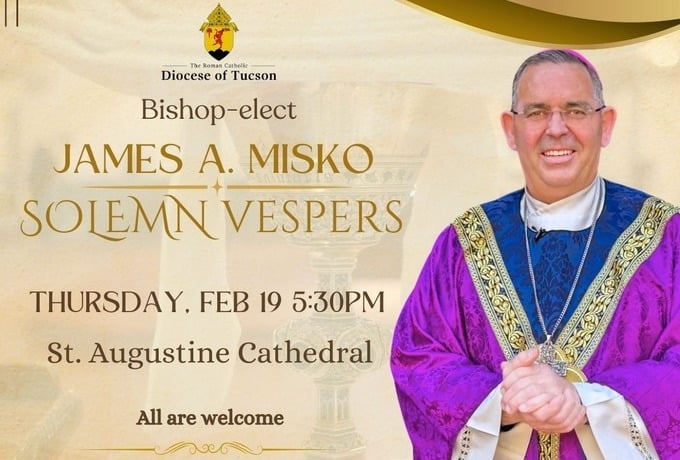 Bishop-elect James A. Misko, Solemn Vespers
