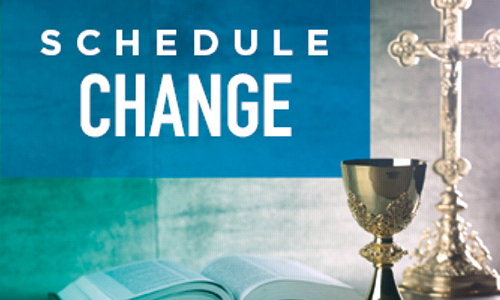 9AM Mass Canceled on Wednesday, August 27