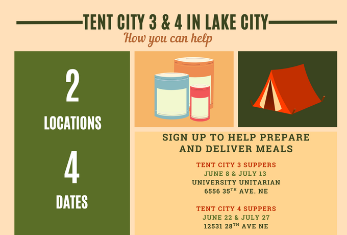 Tent City Meals - Two Locations!
