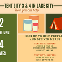 Tent City Meals - Two Locations!