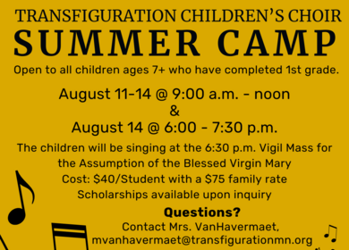 Children's Choir Summer Camp