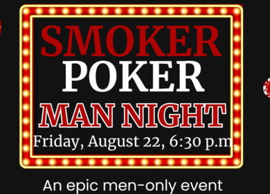 Smoker Poker Man Night