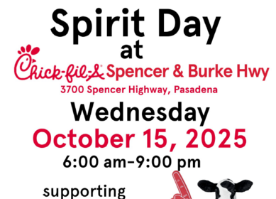 Spirit Day - - Chick-Fil-A in Pasadena / Burke