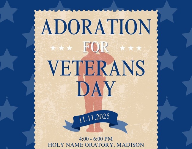 Adoration for Veterans Day