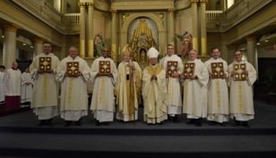 Seven new permanent deacons were no lone rangers