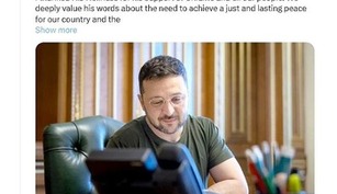 Pope Leo speaks with Zelenskyy
