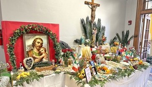 St. Joseph altar is a labor of love for St. Christopher seventh graders