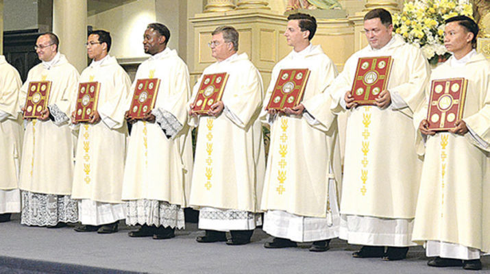 8 deacons urged to be men of service, charity