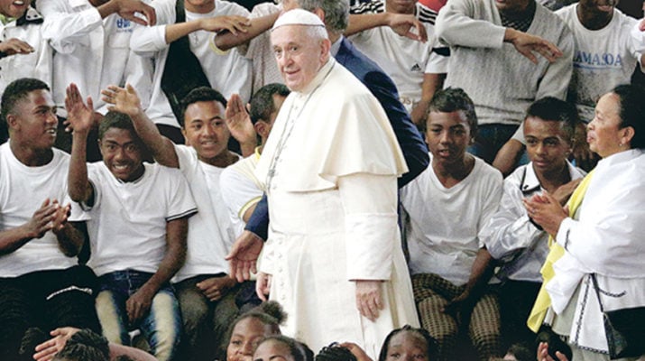 Pope Francis prays for Madagascar’s working poor