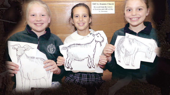 St. Dominic students took goat challenge seriously