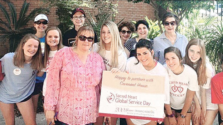 Academy of the Sacred Heart has global service day