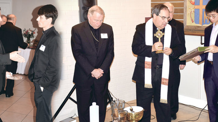 Former LSU frat house is blessed for Catholic ministry to young men