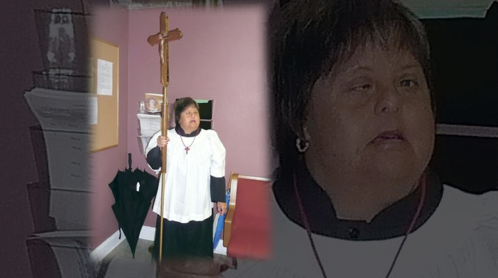 A little sister who brought her back to the faith