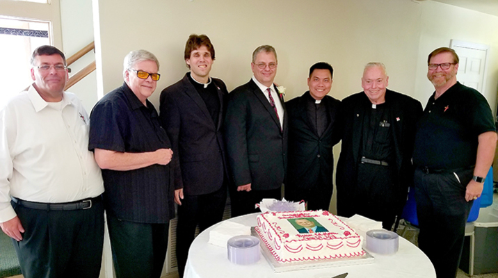 New deacon lauded at St. Anselm celebration