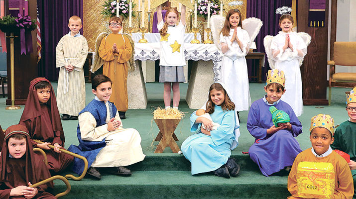 St. Edward the Confessor third graders prep for Living Nativity