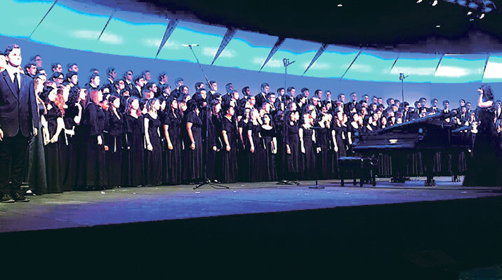 Holy Cross singers shine in national vocal ensemble