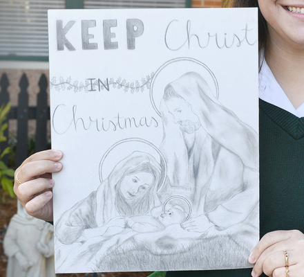 Student artists shine in Keep Christ in Christmas contest