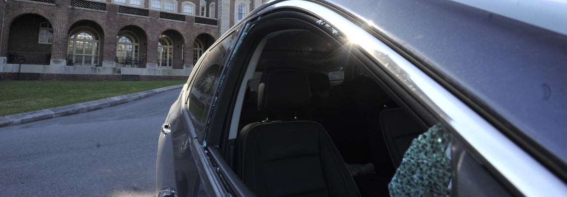 Vandals smash windows of 41 cars at Notre Dame Seminary