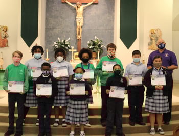 Basketball freethrow contest winners announced by Ascencion's Knights of Columbus in LaPlace