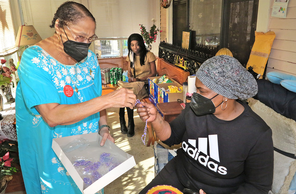 Our Lady of Fatima statue graces local home