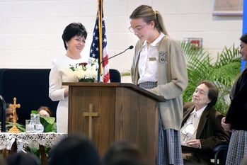 Benson to Mt. Carmel students: Let your faith shine