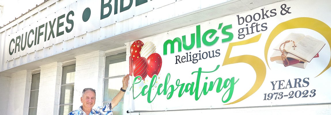 Mule’s marks 50 years as local Catholic retailer