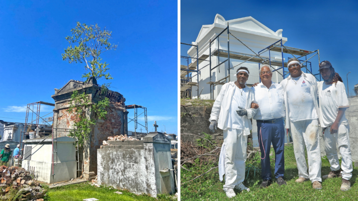 Society tomb at St. Louis No. 2 gets facelift